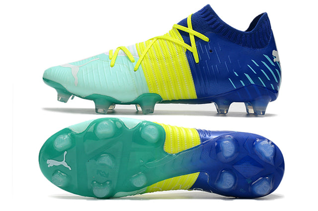 Chuteira Campo Puma Future Z FG Blue/Yellow/Green