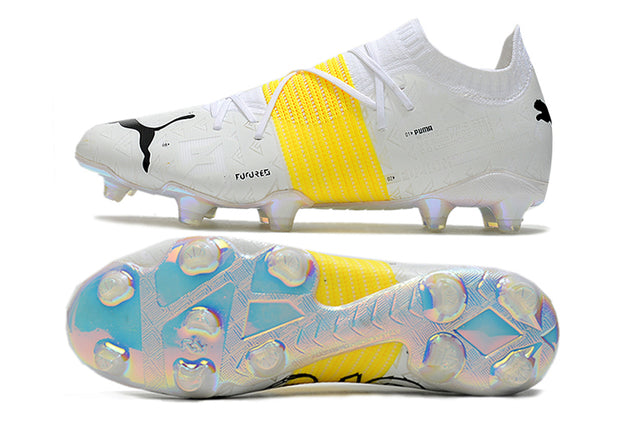 Chuteira Campo Puma Future Z FG Campo White/Yellow