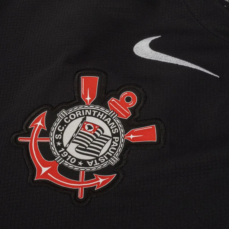 Camisa Corinthians Away 25/26 Torcedor Nike Masculino - Preta