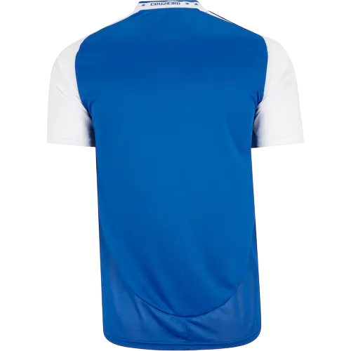 Camisa Cruzeiro Home 25/26 Torcedor Adidas Masculina - Azul e Branca
