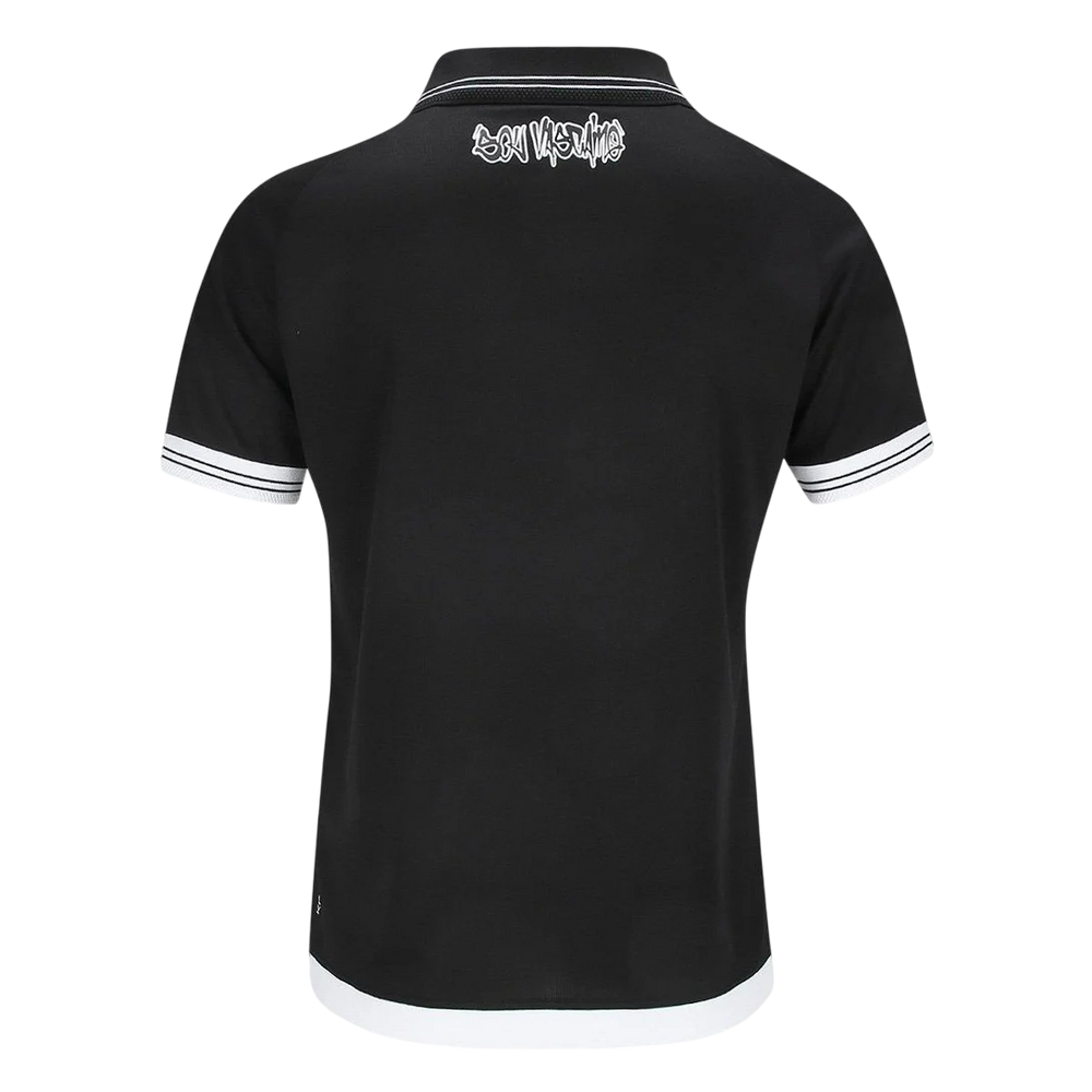 Camisa Vasco da Gama Home 25/26 s/n° Torcedor Kappa Feminina - Preta