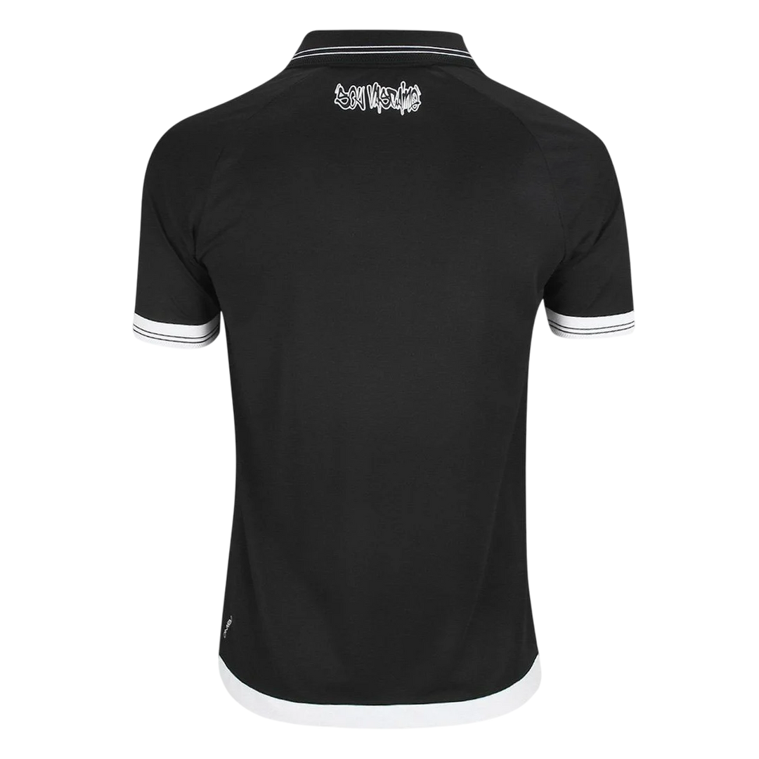 Camisa Vasco da Gama Home 25/26 s/n° Torcedor Kappa Masculina - Preta