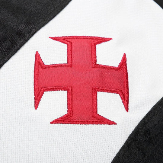 Camisa Vasco da Gama Home 25/26 s/n° Torcedor Kappa Feminina - Preta
