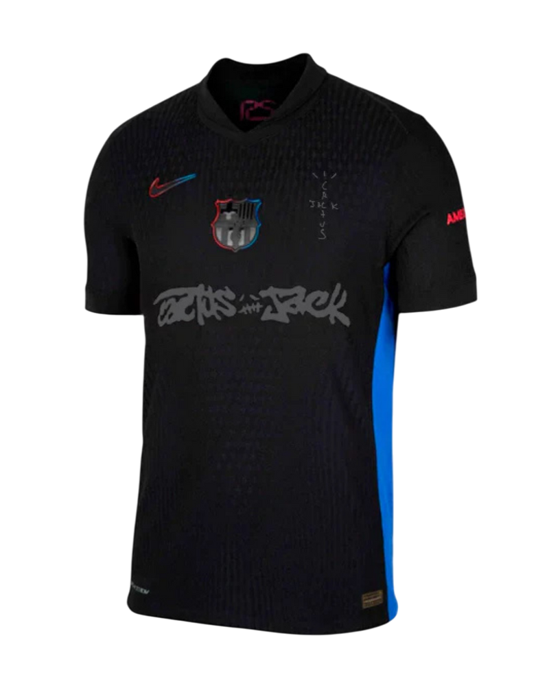 Camisa Barcelona Edição Especial Travis Scott 24/25 Torcedor Nike Masculina - Preta