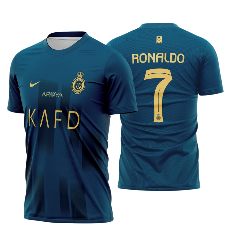 Camisa Al-Nassr II 23/24 (RONALDO -7) Nike - Azul