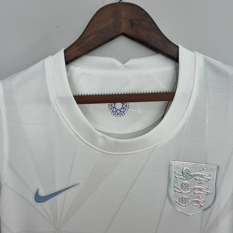 Camisa Inglaterra Home 22/23 s/n° Torcedor Nike Feminino - Branca