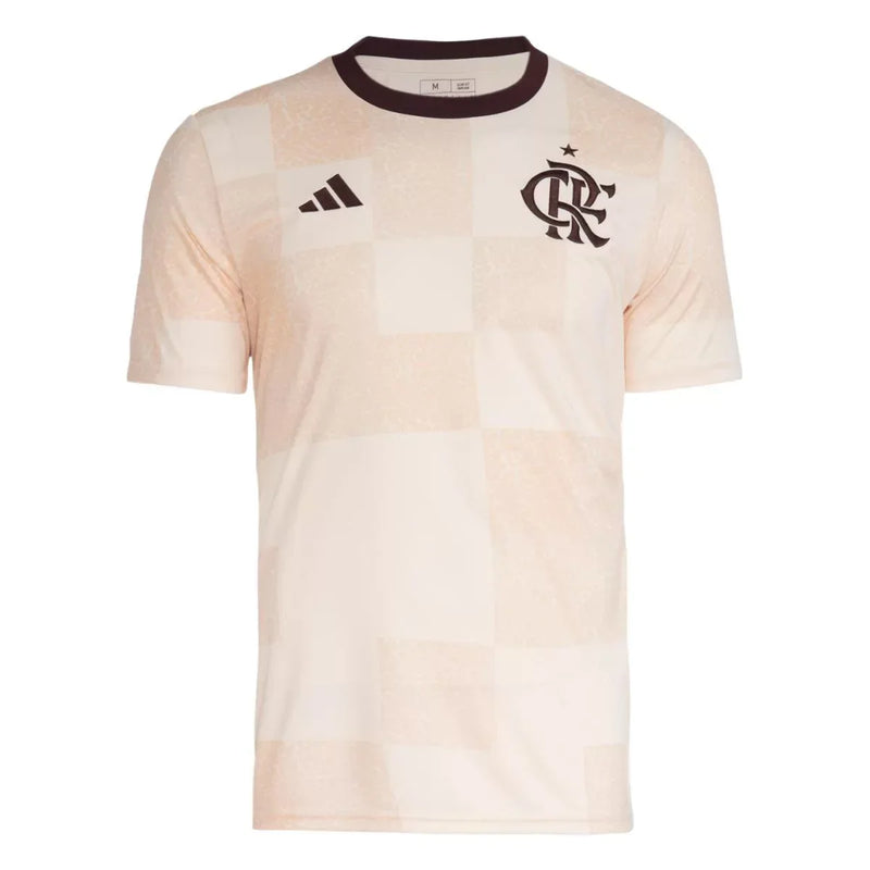 Camisa Flamengo Pré Jogo 24/25 Adidas - Bege