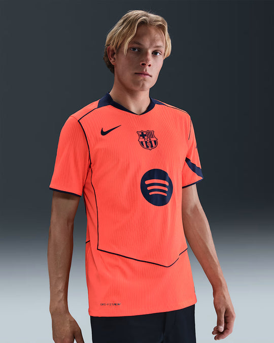 Camisa Barcelona Third 25/26 Jogador Nike Masculina - Bege