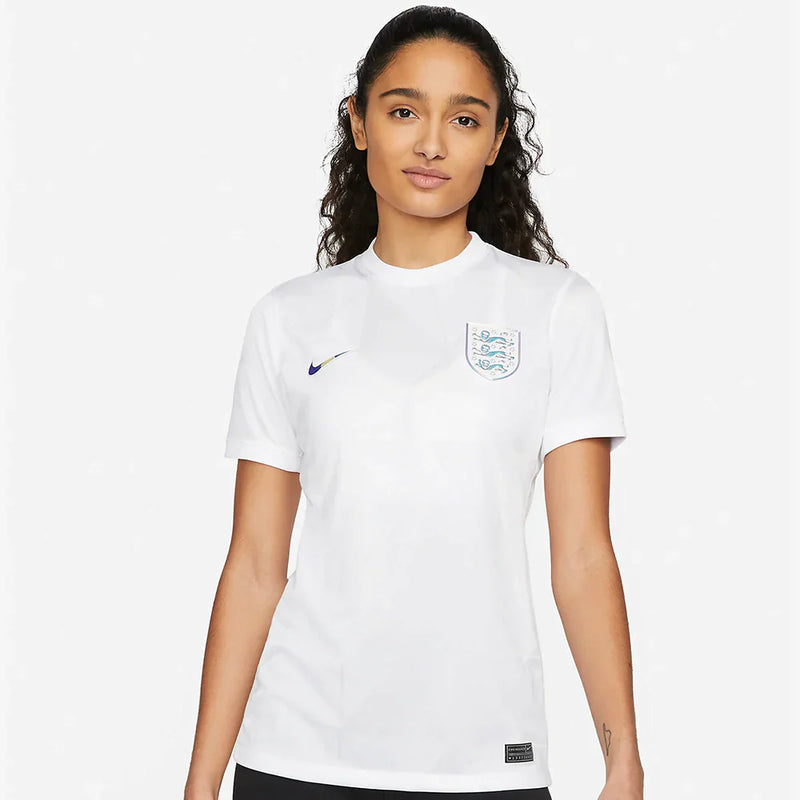 Camisa Inglaterra Home 22/23 s/n° Torcedor Nike Feminino - Branca