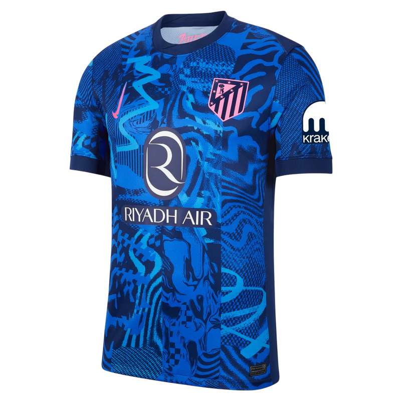 Camisa Atlético de Madrid Third 24/25 s/n° Torcedor Masculino - Azul