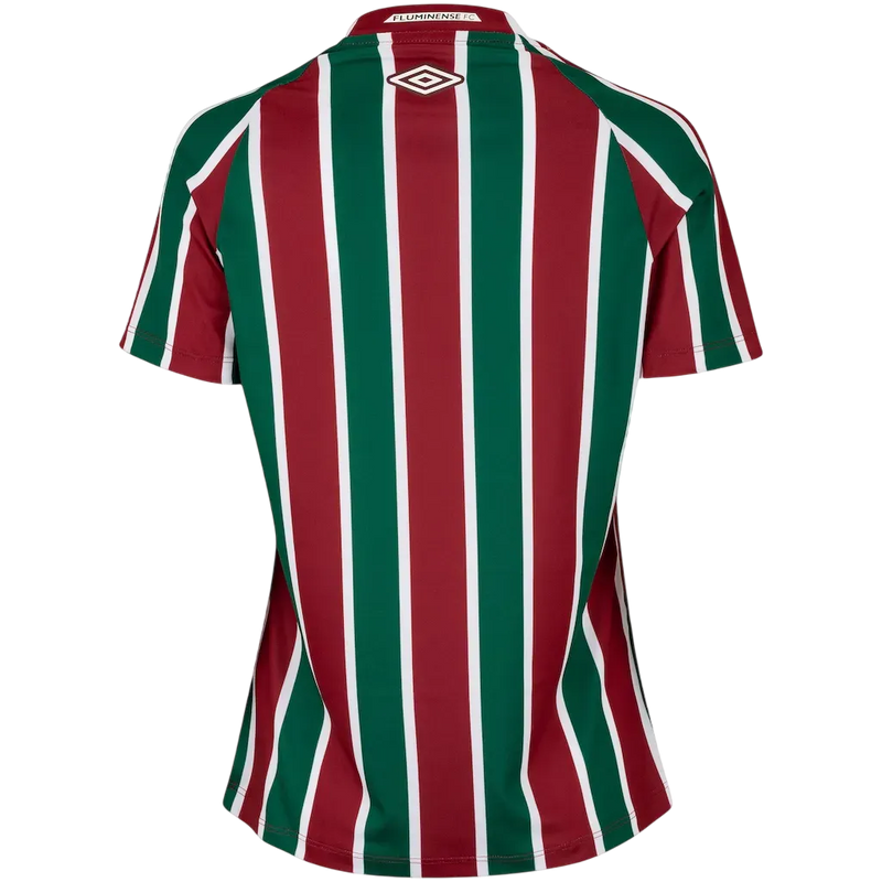 Camisa Fluminense Home 25/26 Torcedor Umbro Feminina - Tricolor