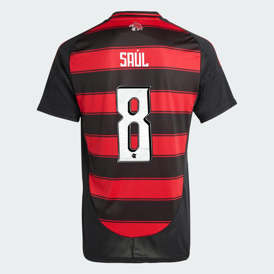 Camisa Adidas Flamengo 2025/26 I SAÚL N° 8