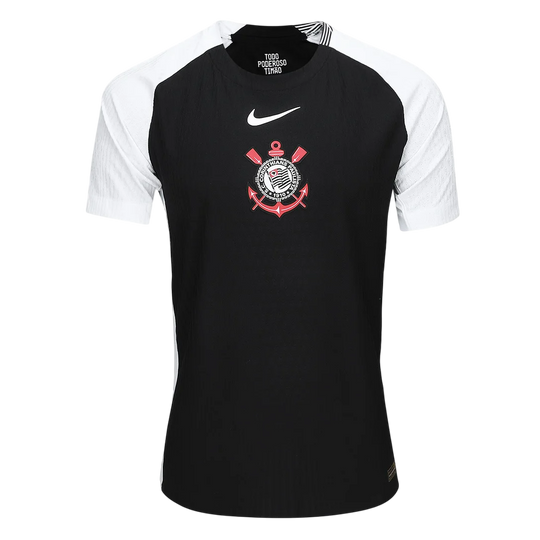 Camisa Corinthians Away 25/26 Jogador Nike Masculina - Preta