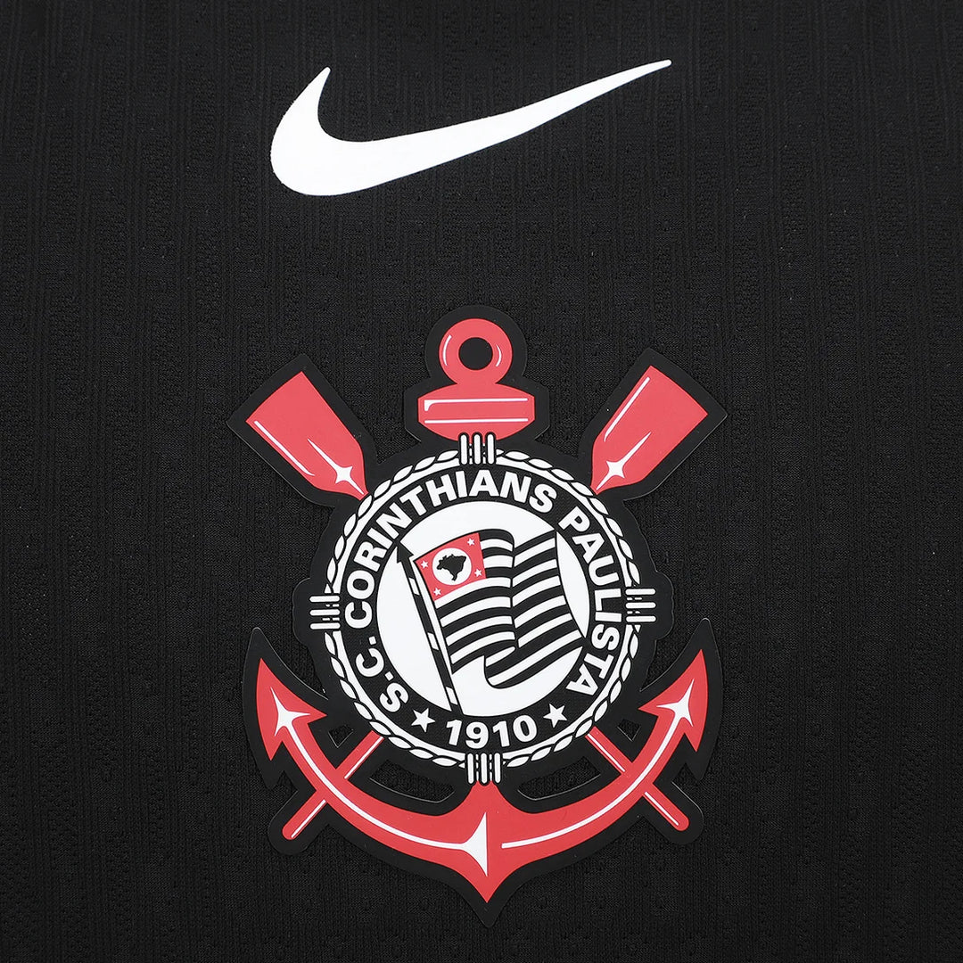 Camisa Corinthians Away 25/26 Jogador Nike Masculina - Preta