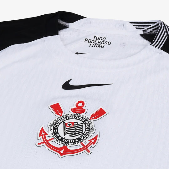 Camisa Corinthians Home 25/26 Jogador Nike Masculina - Branca