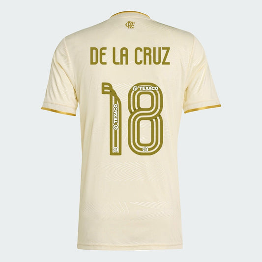 Camisa Adidas Flamengo 2025/26 III DE LA CRUZ N° 18