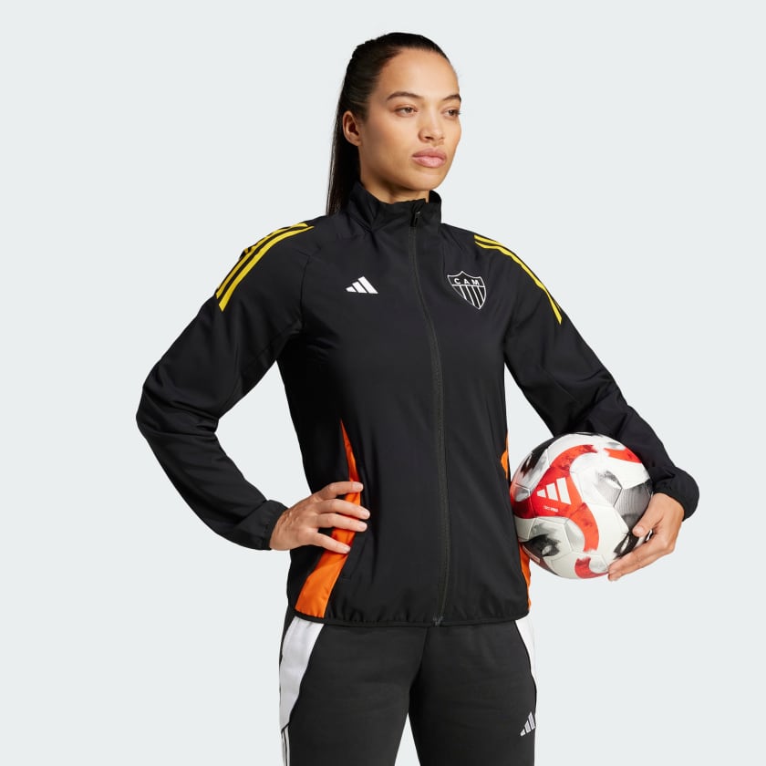 Jaqueta Feminina Apresentação Adidas Atlético Mineiro 2024/25 Tiro