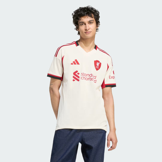 Camisa Liverpool Away 25/26 Torcedor Adidas Masculina - Bege