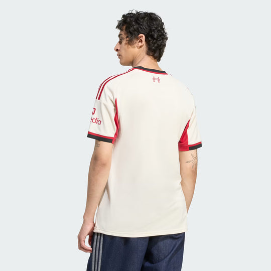 Camisa Liverpool Away 25/26 Torcedor Adidas Masculina - Bege