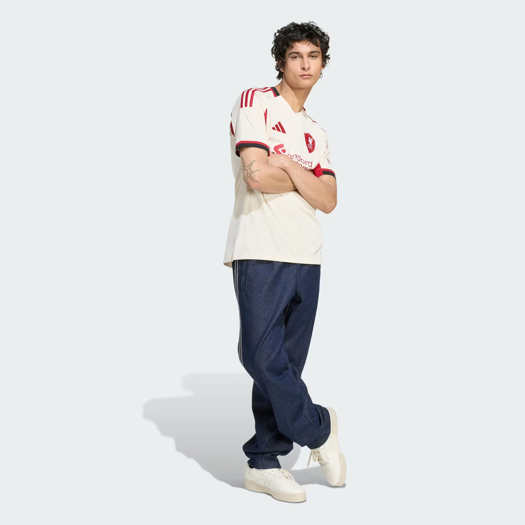 Camisa Liverpool Away 25/26 Torcedor Adidas Masculina - Bege