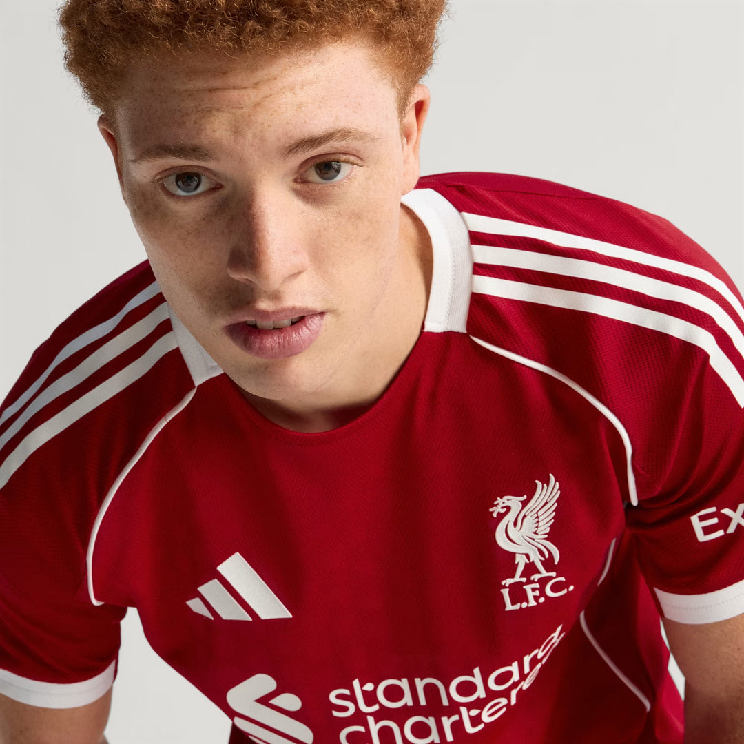 Camisa Liverpool Home 25/26 Jogador Adidas Masculina - Vermelha