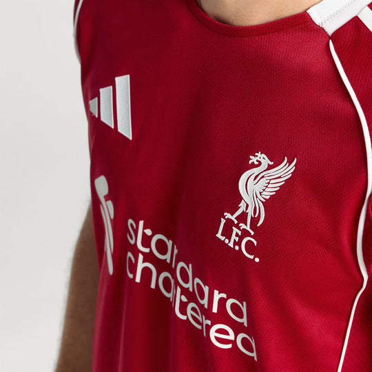 Camisa Liverpool Home 25/26 Jogador Adidas Masculina - Vermelha