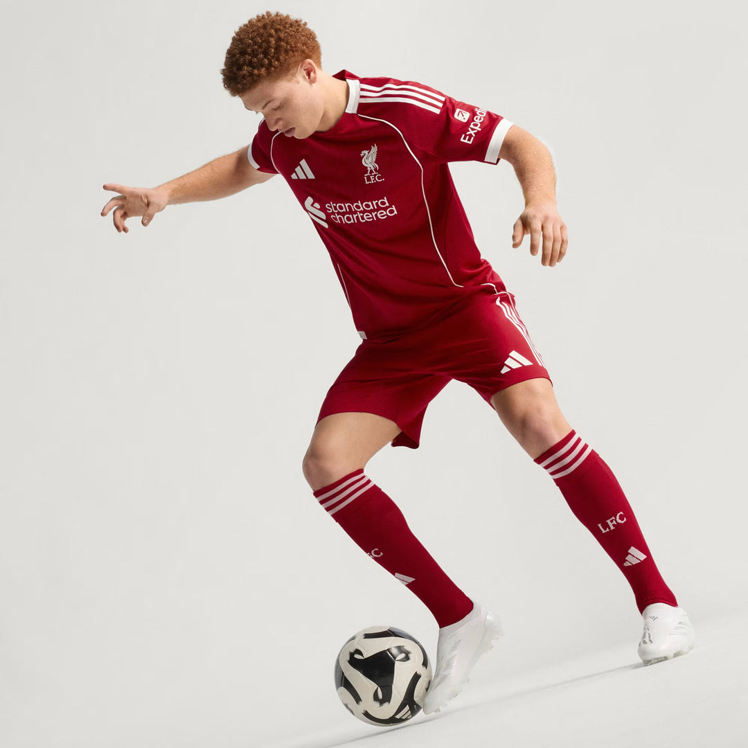 Camisa Liverpool Home 25/26 Jogador Adidas Masculina - Vermelha
