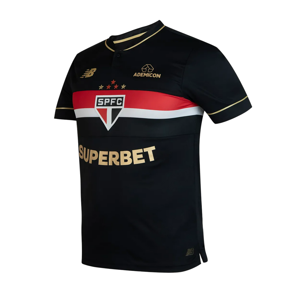 Camisa São Paulo Third 25/26 s/n° Torcedor New Balance Masculina - Preta