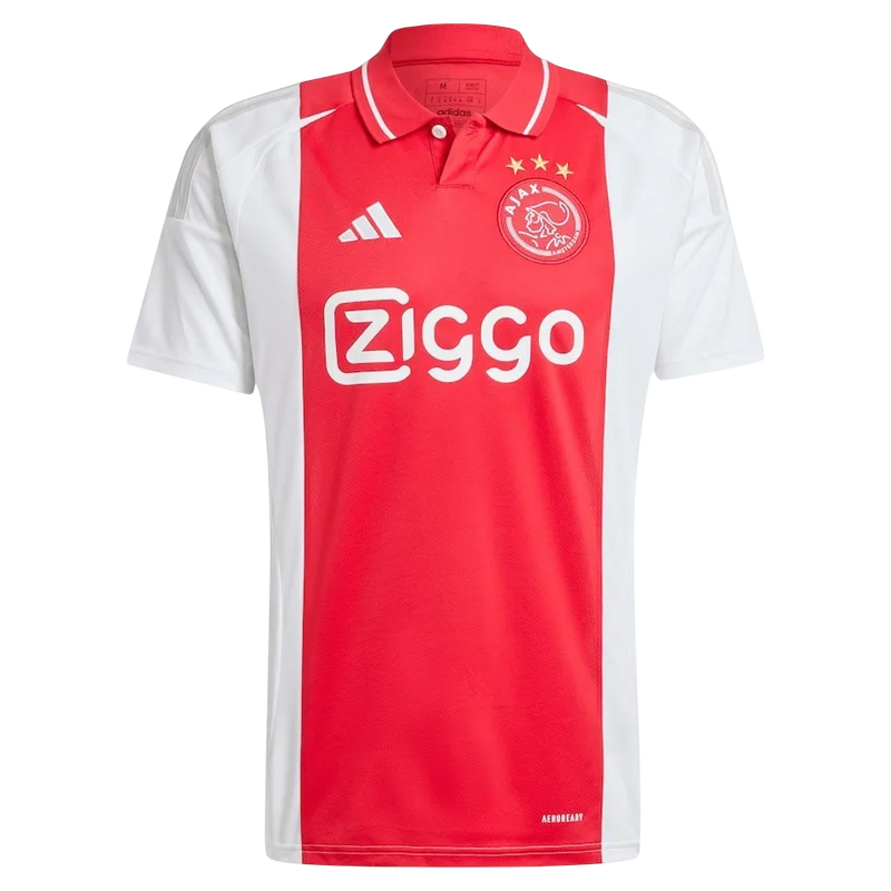 Camisa Ajax Home 24/25 Torcedor Adidas Masculina - Branca