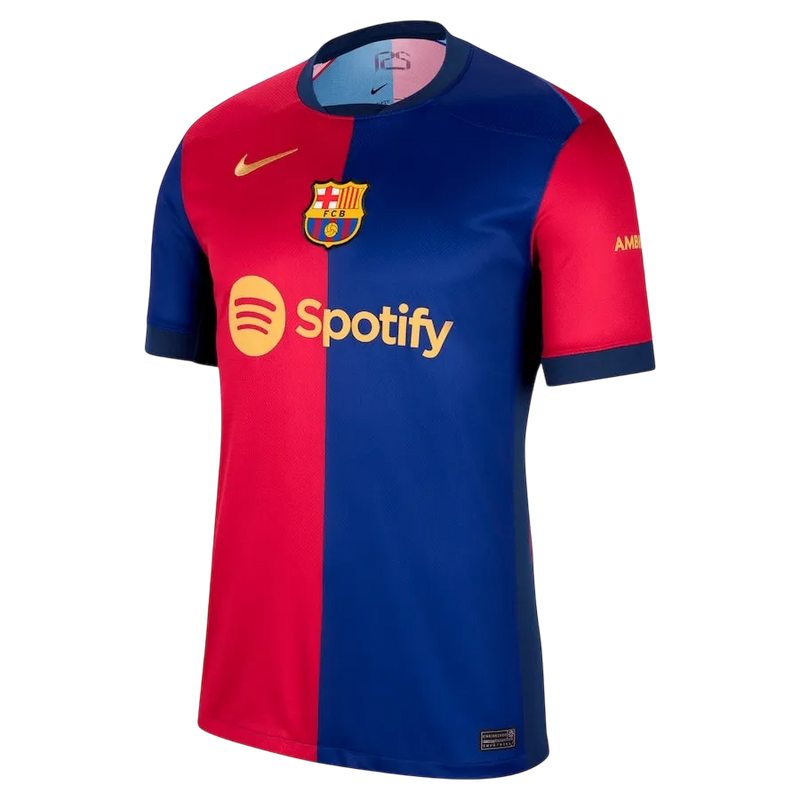 Camisa Barcelona Home 24/25 s/n° Torcedor Masculino - Azul e Grená