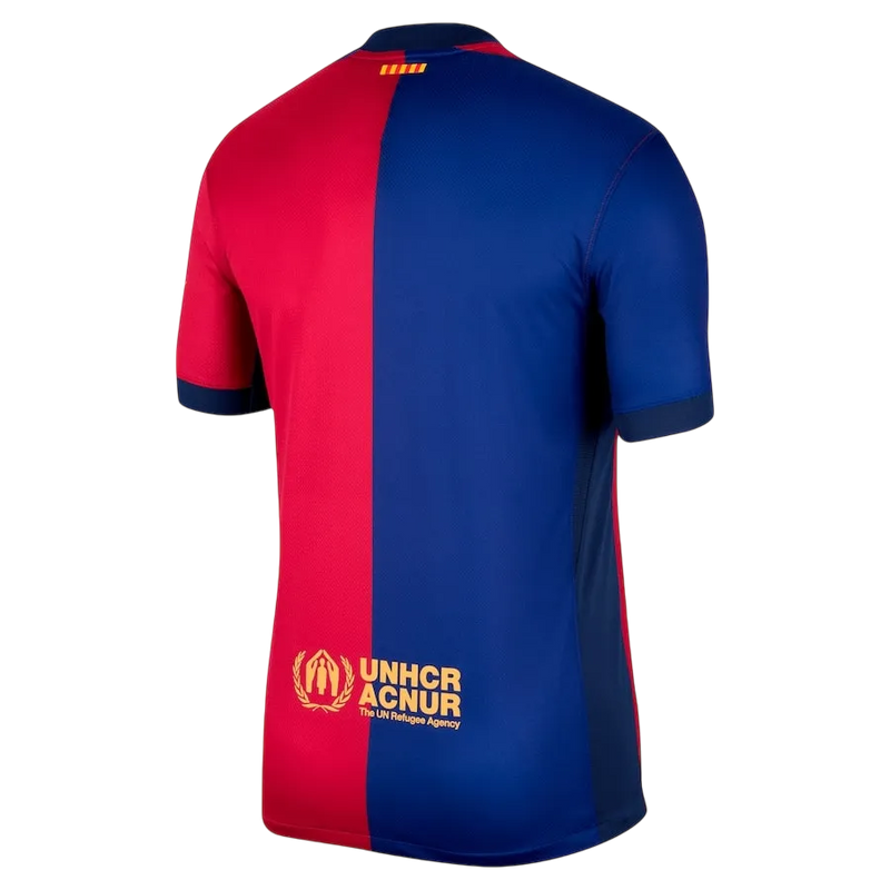 Camisa Barcelona Home 24/25 s/n° Torcedor Masculino - Azul e Grená