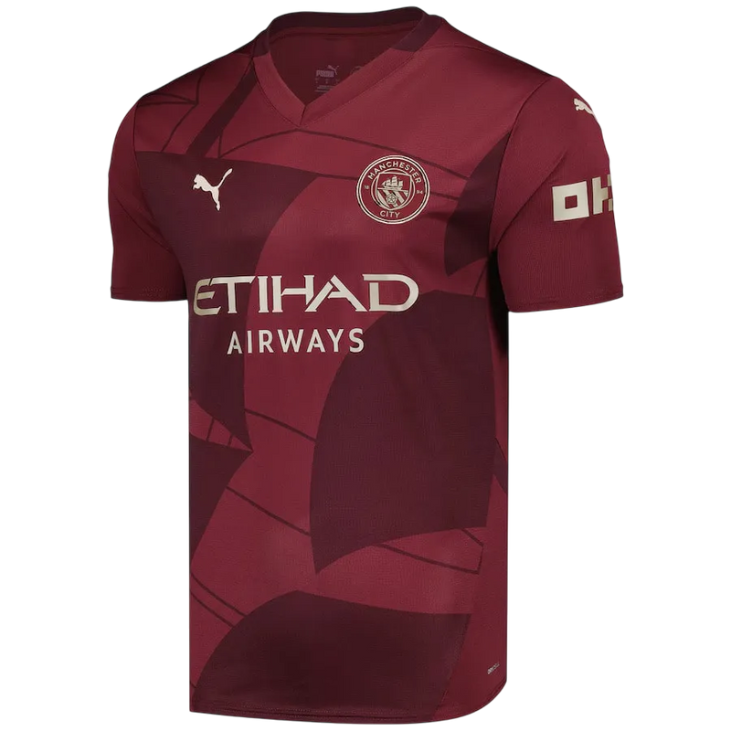 Camisa Manchester City Third 24/25 Torcedor Puma Masculina - Vermelha