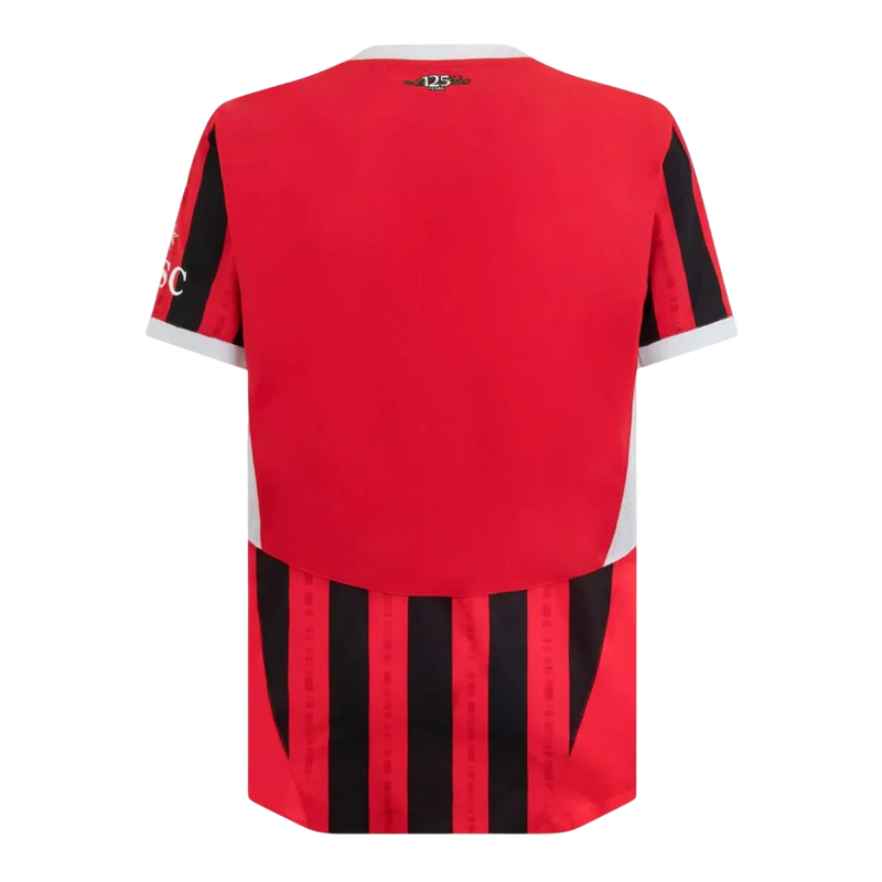 Camisa AC Milan Home 24/25 Torcedor Masculina - Preta e Vermelha