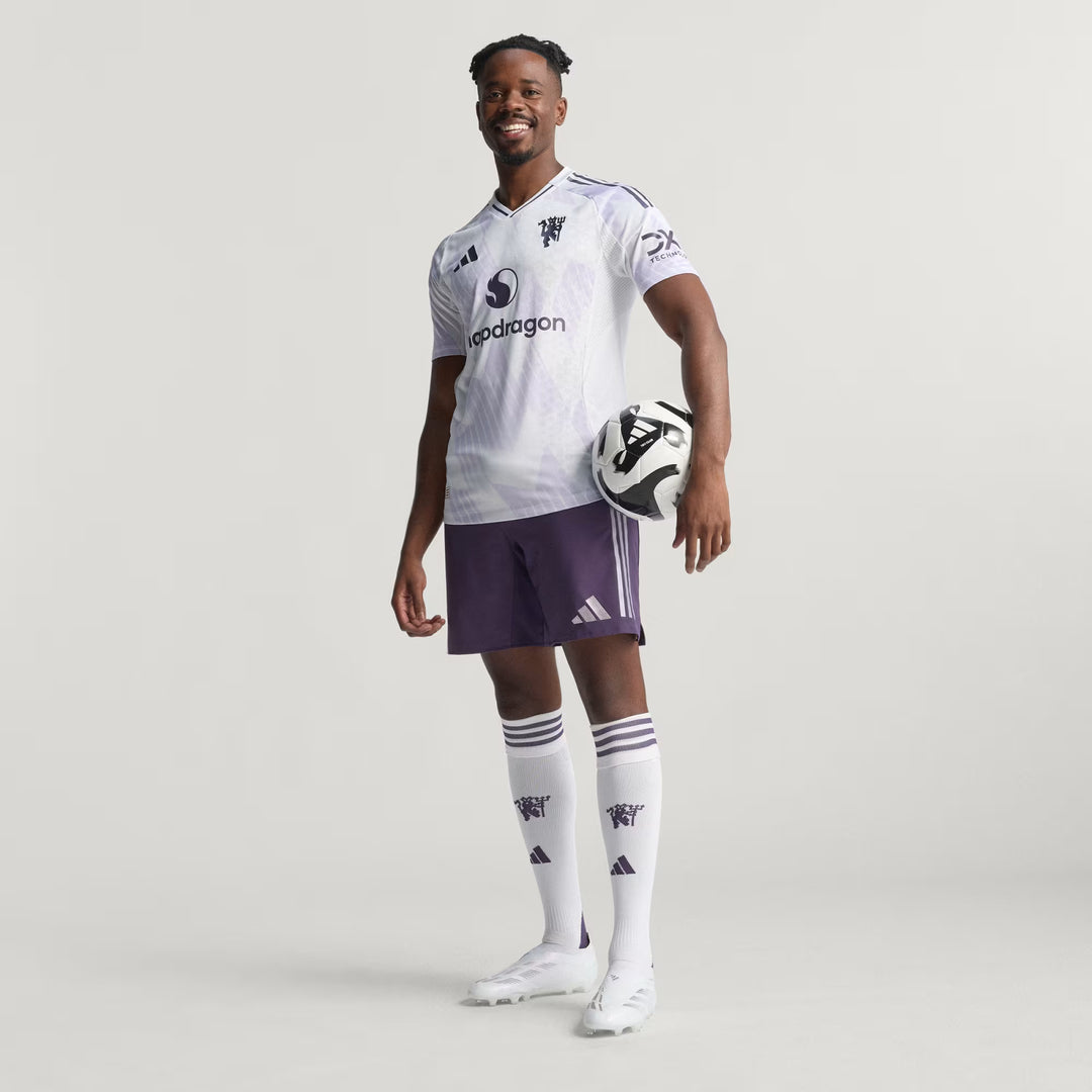 Camisa Manchester United Away 25/26 Jogador Adidas Masculina - Branca