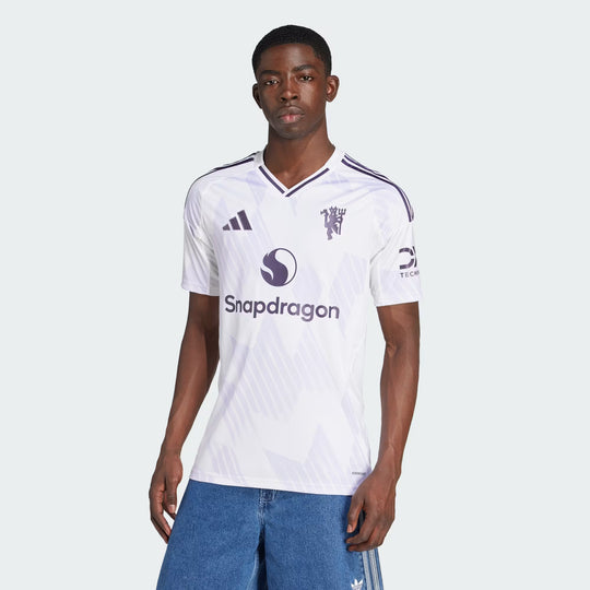 Camisa Manchester United Away 25/26 Torcedor Adidas Masculina - Branca