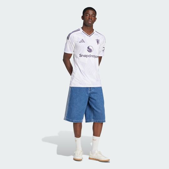 Camisa Manchester United Away 25/26 Torcedor Adidas Masculina - Branca