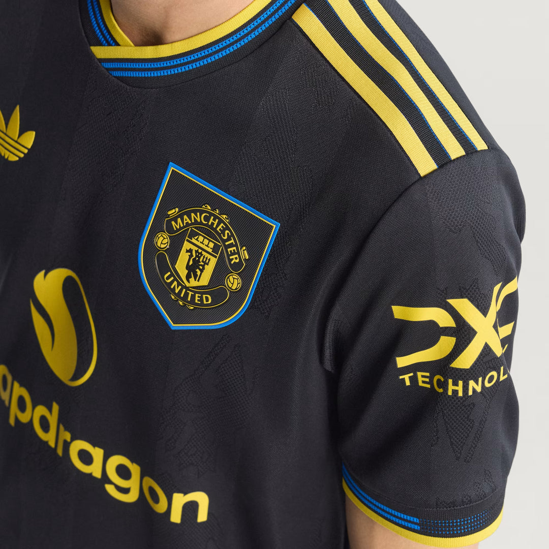 Camisa Manchester United Third 25/26 Jogador Adidas Masculina - Azul