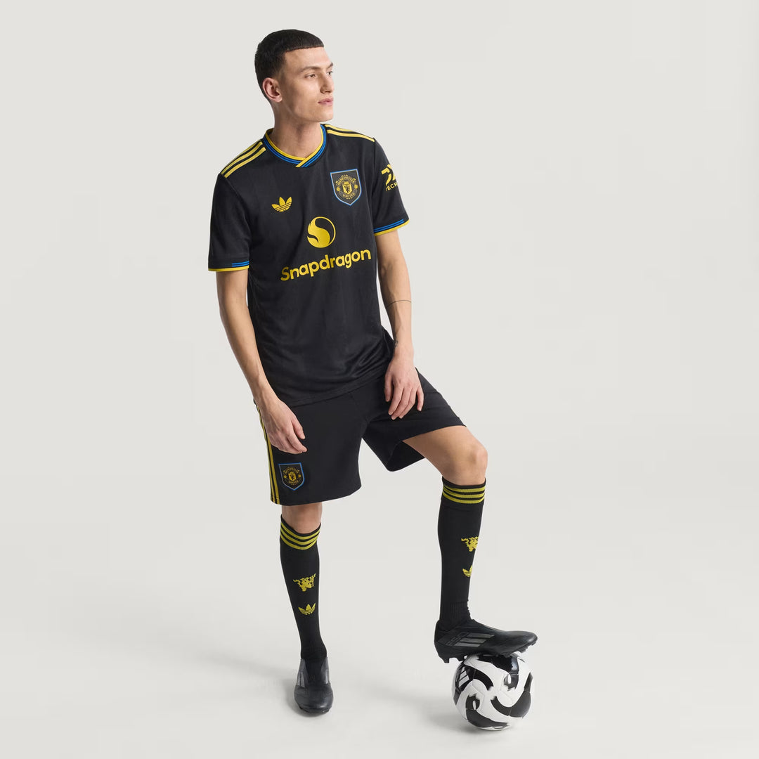 Camisa Manchester United Third 25/26 Jogador Adidas Masculina - Azul