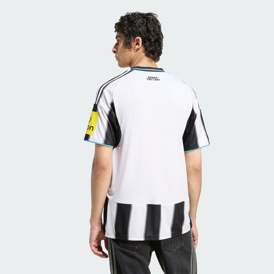 Camisa Newcastle Home 25/26 Torcedor Adidas Masculina - Preta e Branca