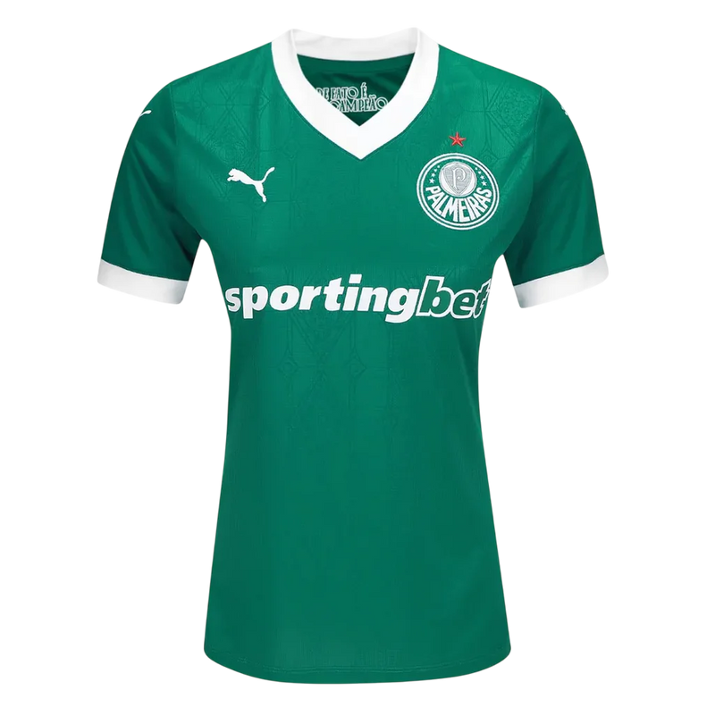 Camisa do Palmeiras Home 25/26 Torcedor Puma Feminina - Verde