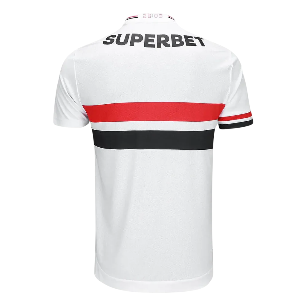 Camisa São Paulo Home 25/26 Torcedor New Balance Masculina - Branca