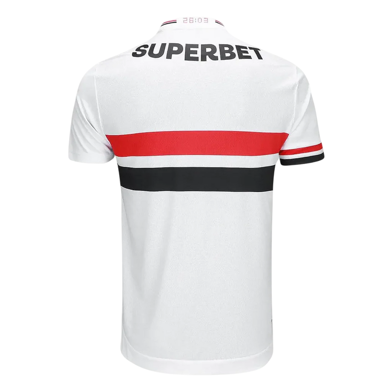 Camisa São Paulo Home 25/26 Torcedor New Balance Masculina - Branca