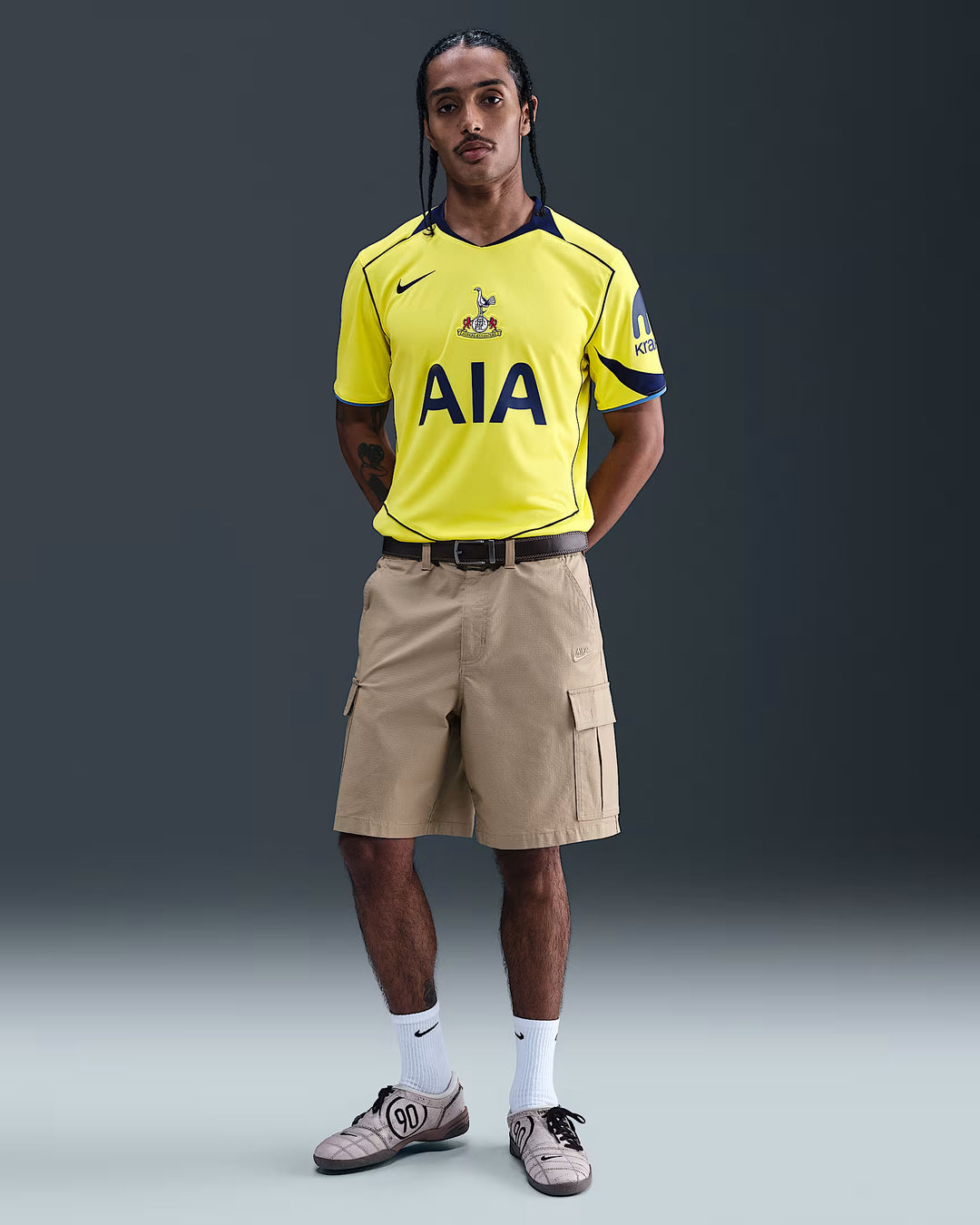 Camisa Tottenham Third 25/26 Torcedor Nike Masculino - Amarela