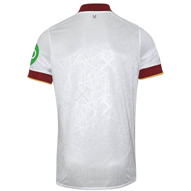 Camisa West Ham Away 24/25 s/n° Torcedor Umbro Masculina - Branca