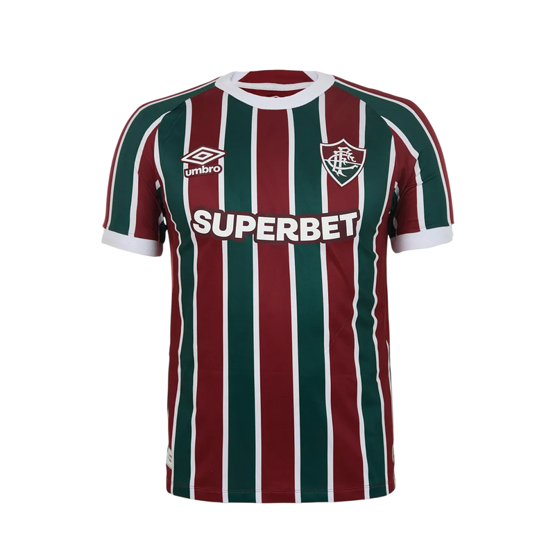 Camisa Fluminense Home 25/26 Jogador Umbro Masculina - Tricolor