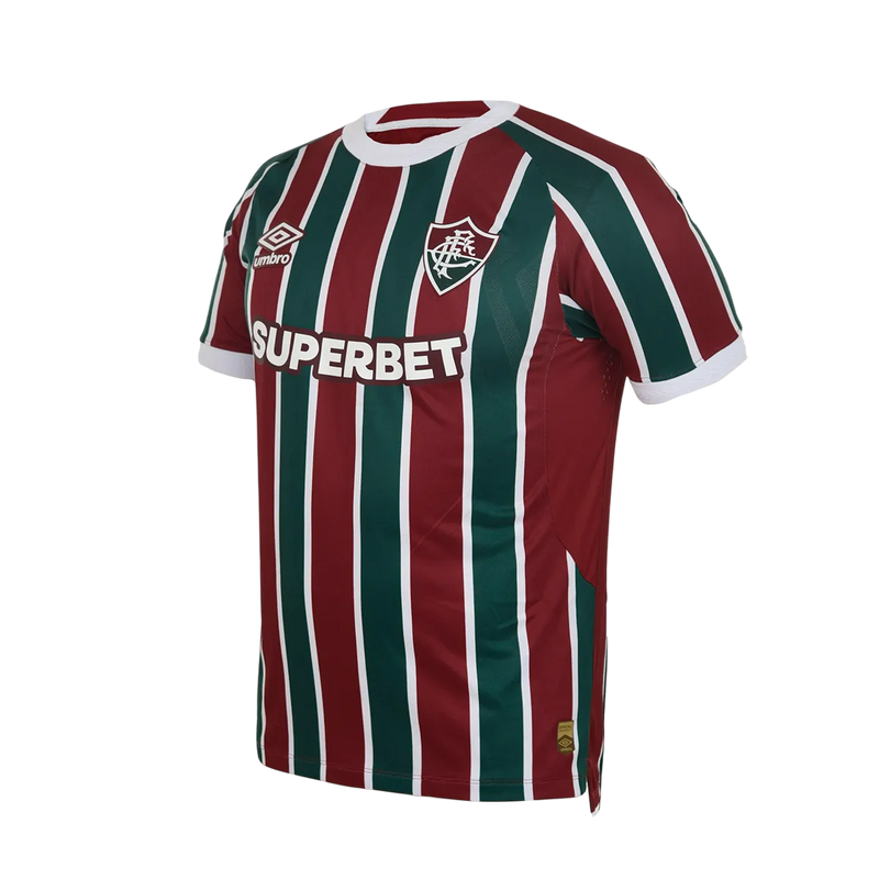 Camisa Fluminense Home 25/26 Jogador Umbro Masculina - Tricolor