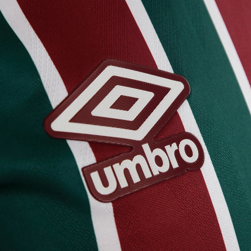 Camisa Fluminense Home 25/26 Jogador Umbro Masculina - Tricolor