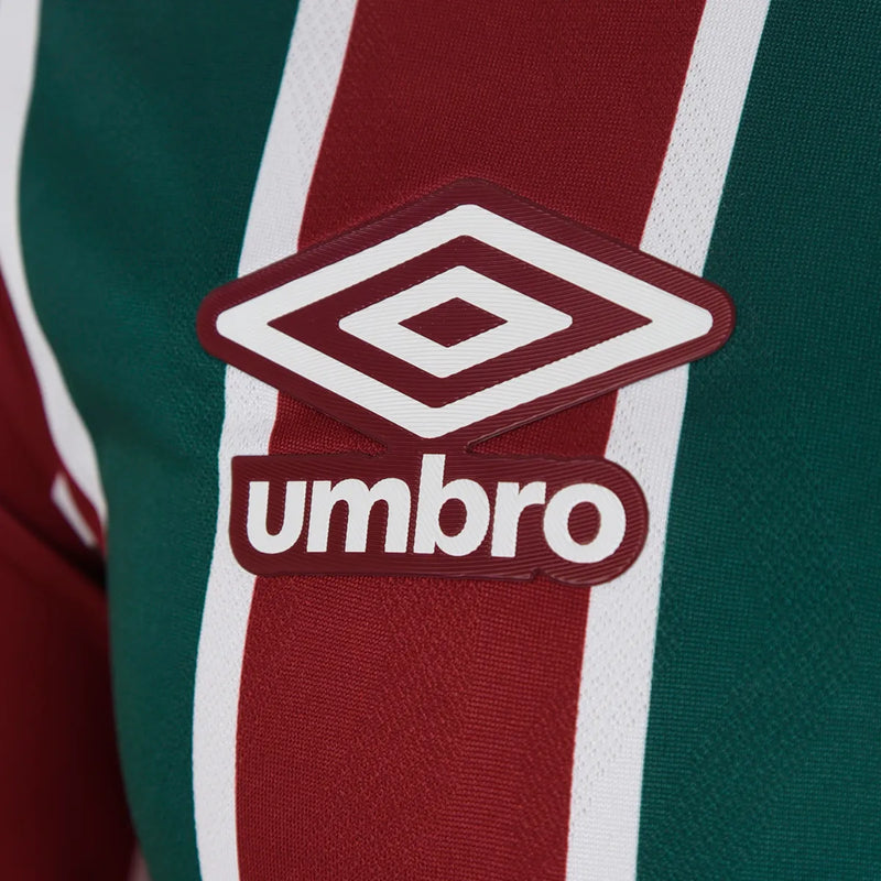 Camisa Fluminense Home 25/26 Torcedor Umbro Masculina - Tricolor
