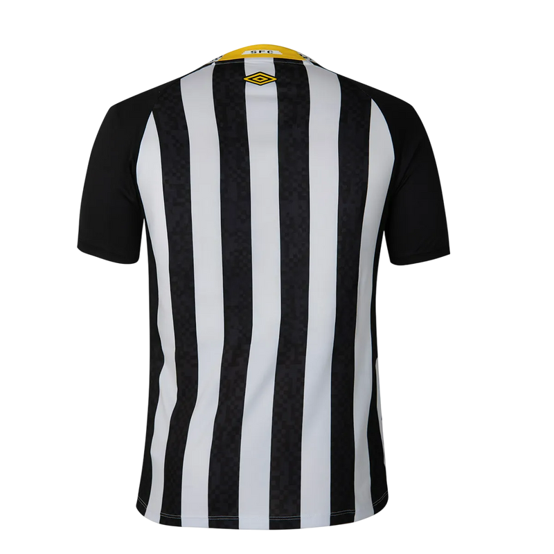 Camisa Santos Away 25/26 Torcedor Umbro Masculina - Preta e Branca