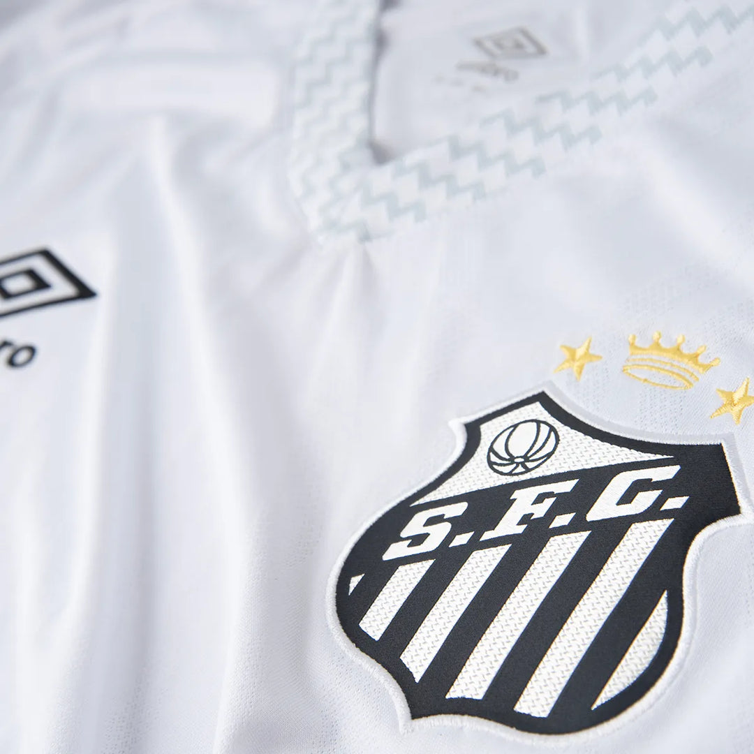 Camisa Santos Home 25/26 Torcedor Umbro Masculina - Branca